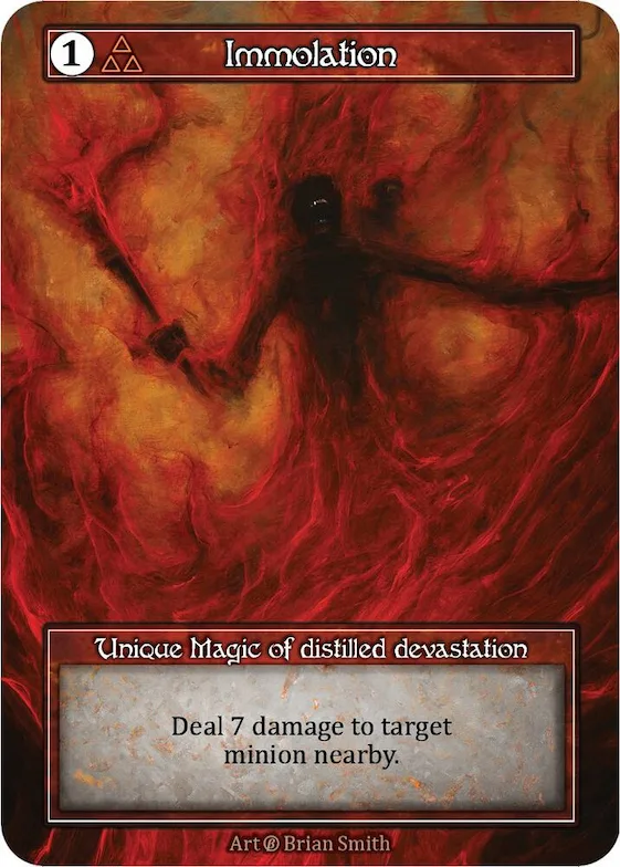 Immolation (Foil) #p523336 – Beta