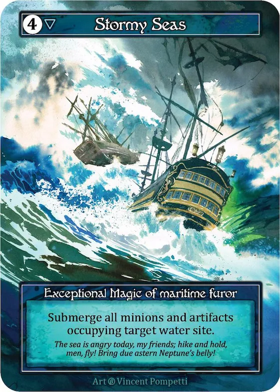 Stormy Seas (Foil) #p523382 – Beta