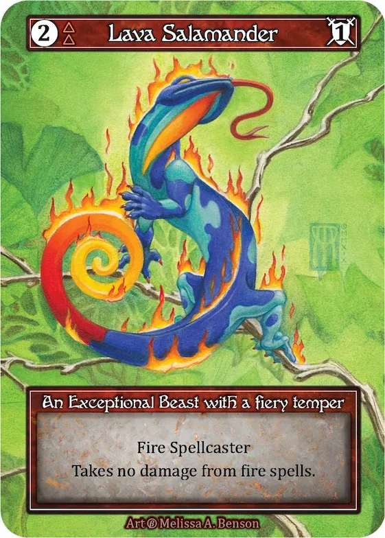 Lava Salamander (Foil) #p523442 – Beta
