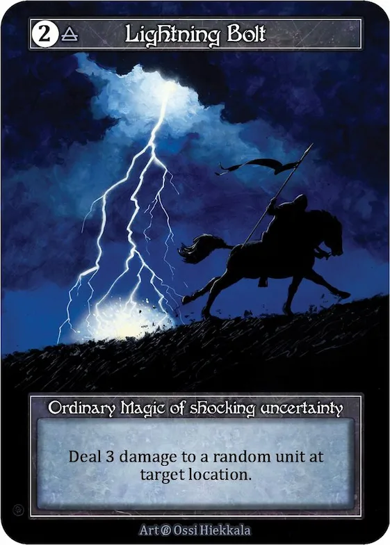 Lightning Bolt (Foil) #p523451 – Beta