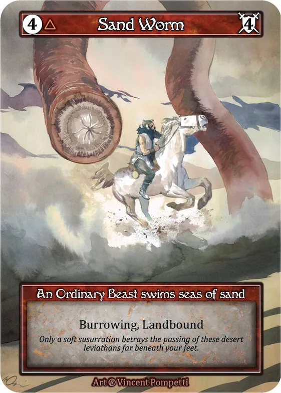 Sand Worm (Foil) #p523598 – Beta