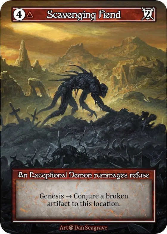Scavenging Fiend (Foil) #p523626 – Beta