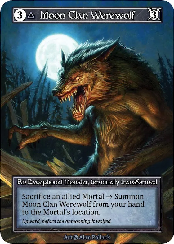 Moon Clan Werewolf (Foil) #p523704 – Beta