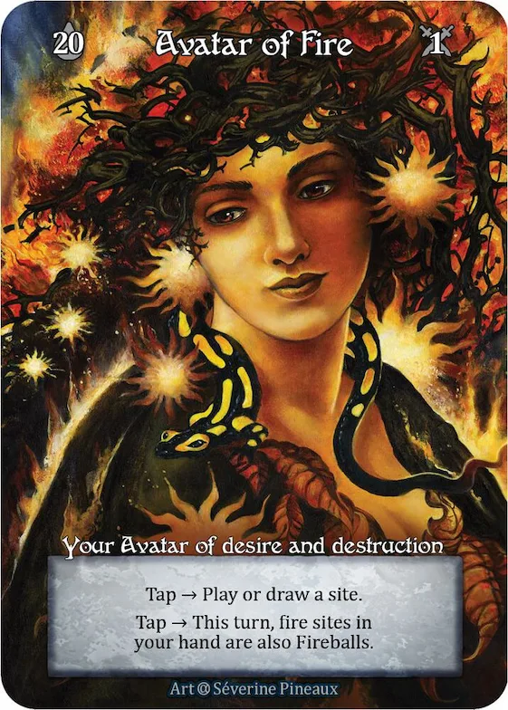 Avatar of Fire (Foil) #p521528 – Alpha