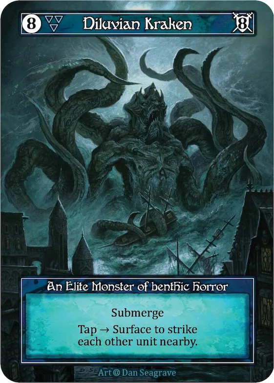 Diluvian Kraken (Foil) #p521681 – Alpha