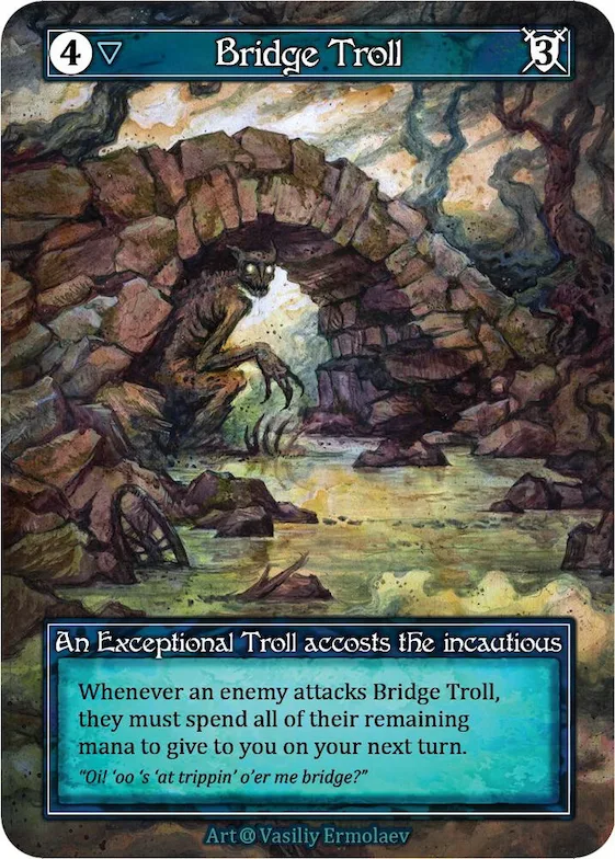 Bridge Troll (Foil) #p521744 – Alpha