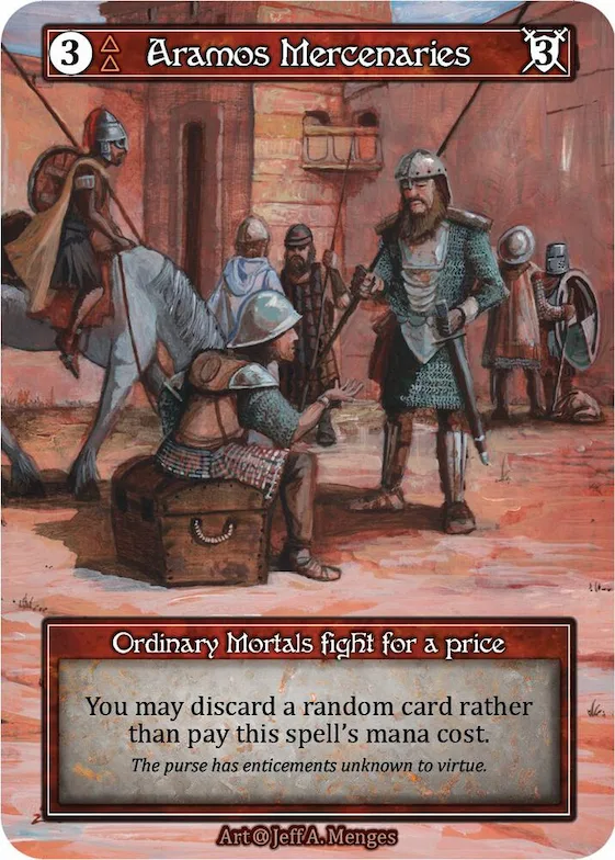 Aramos Mercenaries (Foil) #p521767 – Alpha