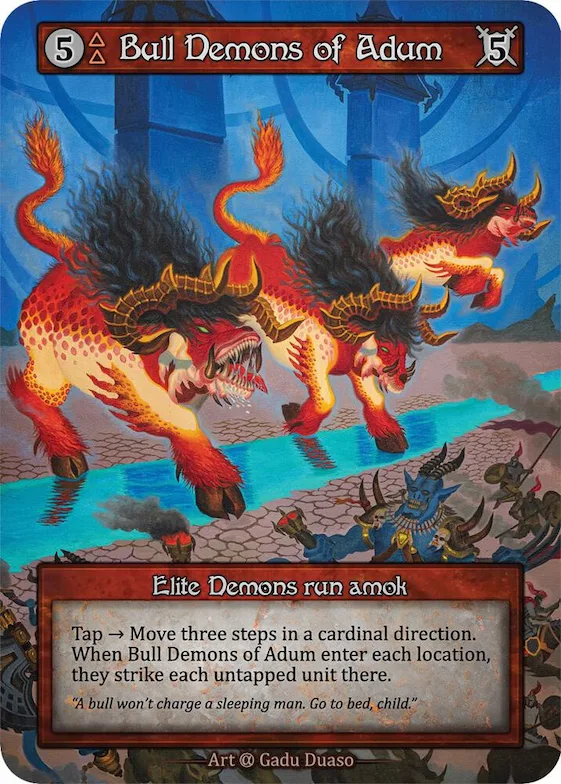 Bull Demons of Adum (Preconstructed Deck) #p521785 – Alpha