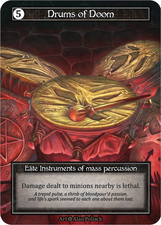 Drums of Doom (Foil) #p521831 – Alpha