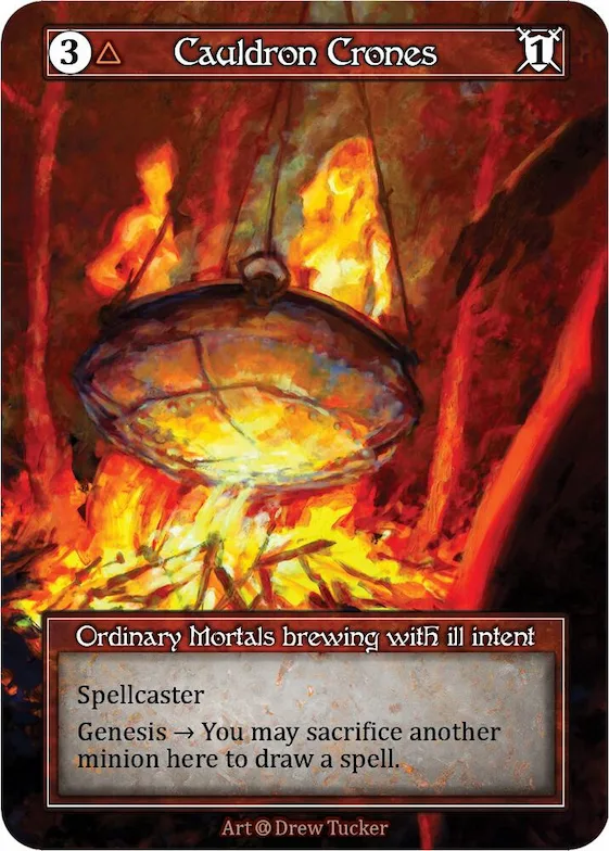 Cauldron Crones (Foil) #p521845 – Alpha