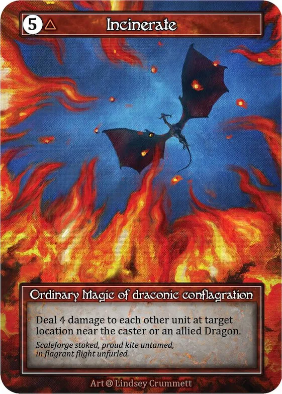 Incinerate (Foil) #p521951 – Alpha