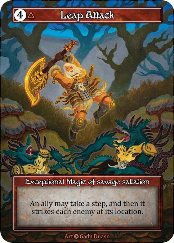 Leap Attack (Foil) #p521993 – Alpha