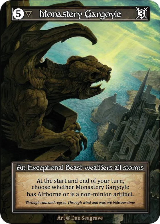 Monastery Gargoyle (Foil) #p522068 – Alpha