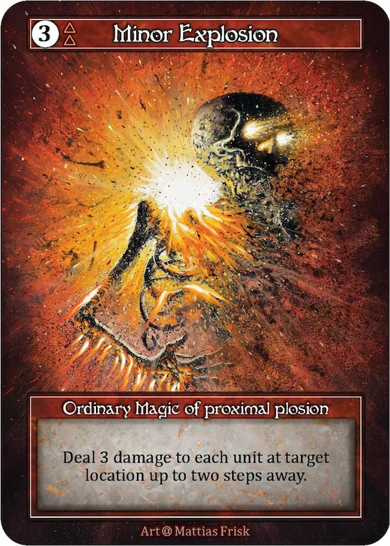 Minor Explosion (Foil) #p522074 – Alpha