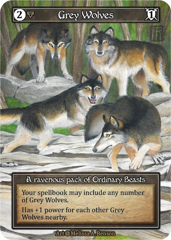 Grey Wolves (Foil) #p522152 – Alpha