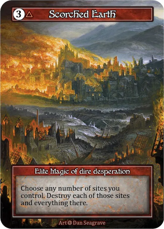 Scorched Earth (Foil) #p522174 – Alpha