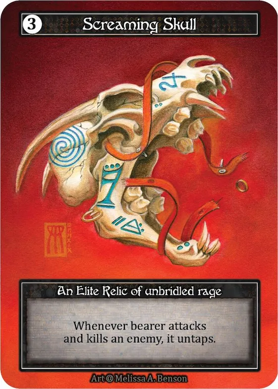 Screaming Skull (Foil) #p522182 – Alpha