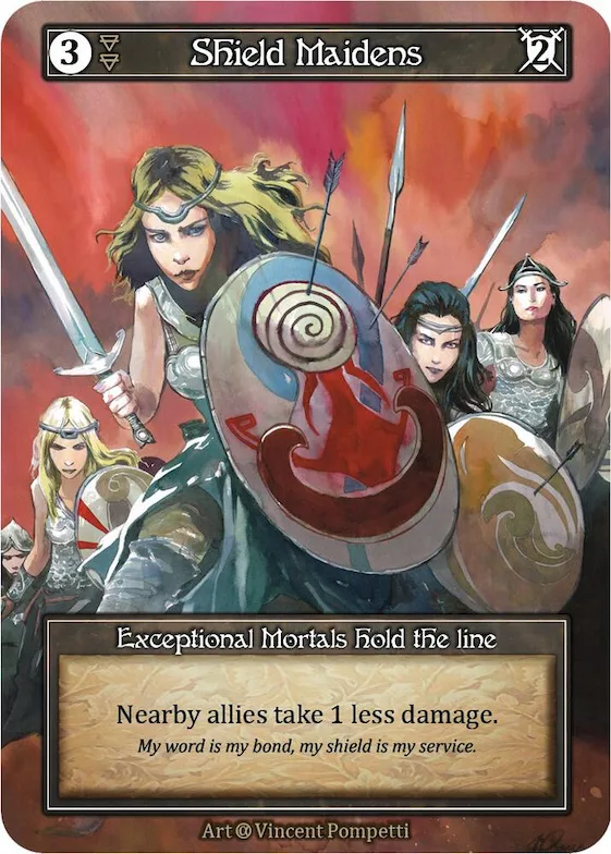 Shield Maidens (Foil) #p522234 – Alpha
