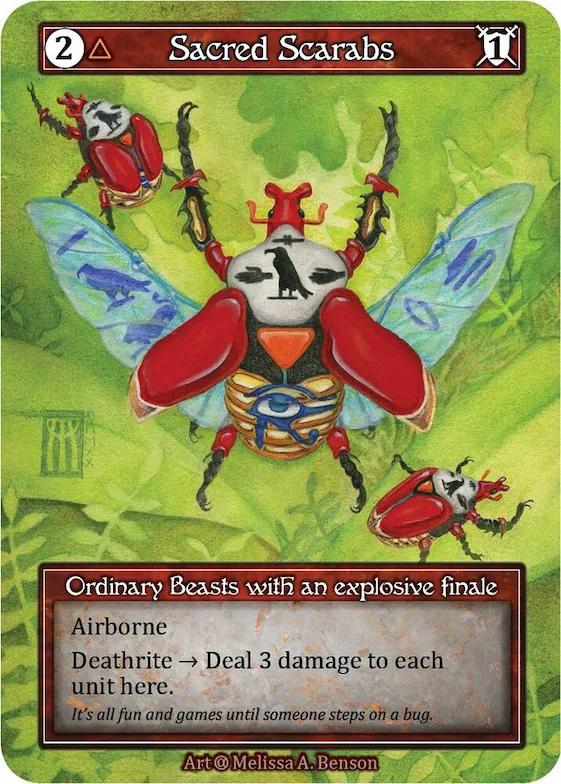 Sacred Scarabs (Foil) #p522310 – Alpha
