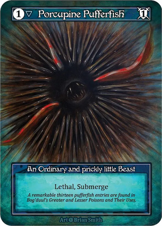 Porcupine Pufferfish (Foil) #p522326 – Alpha