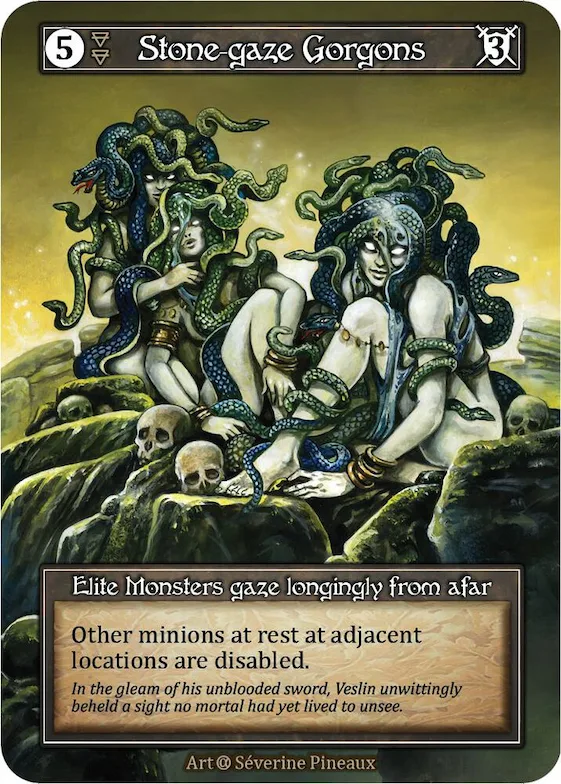 Stone-gaze Gorgons (Foil) #p522347 – Alpha