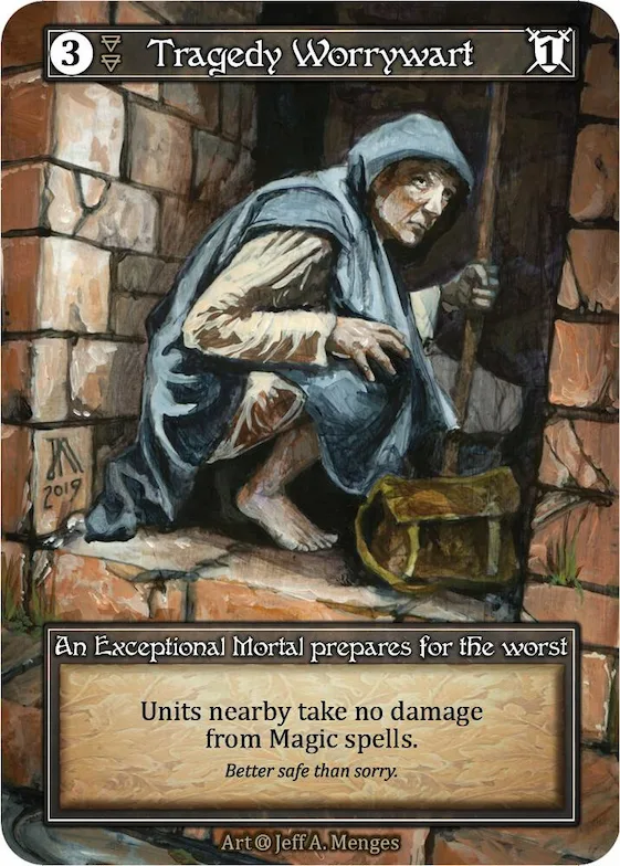 Tragedy Worrywart (Foil) #p522356 – Alpha