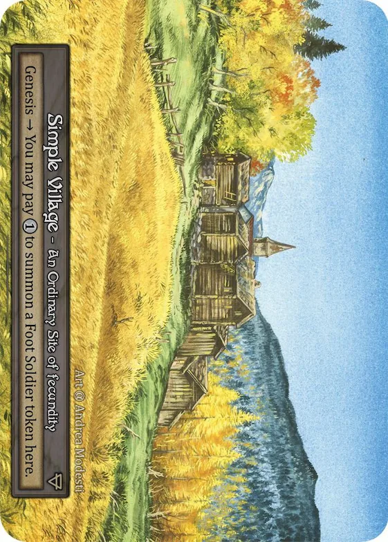 Simple Village (Preconstructed Deck) #p522372 – Alpha