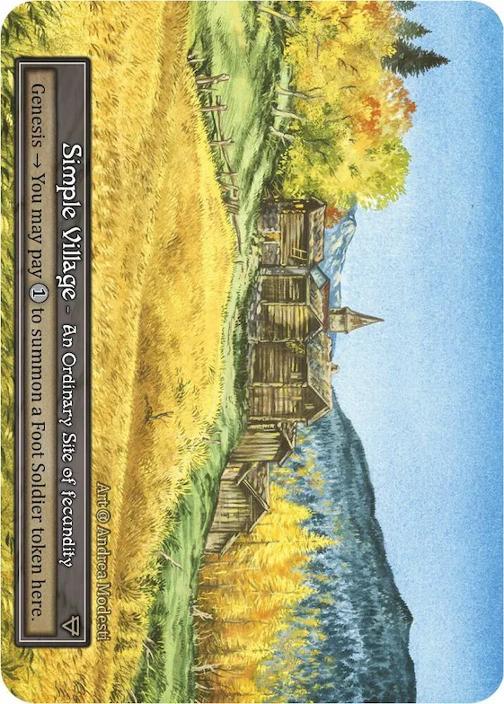 Simple Village (Foil) #p522373 – Alpha