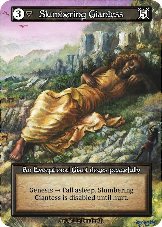 Slumbering Giantess (Foil) #p522465 – Alpha