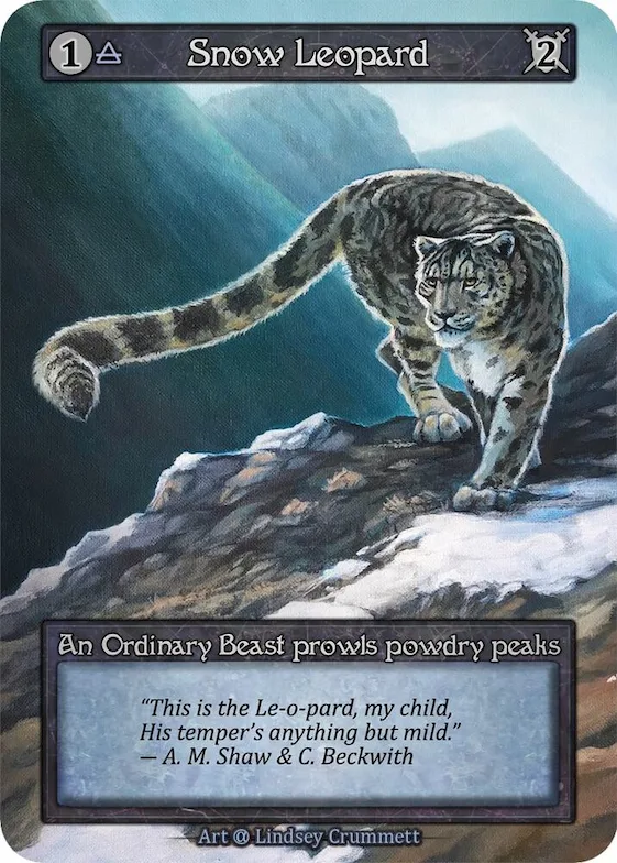 Snow Leopard (Preconstructed Deck) #p522478 – Alpha