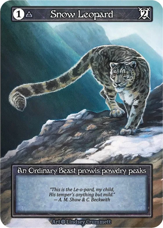 Snow Leopard (Foil) #p522480 – Alpha