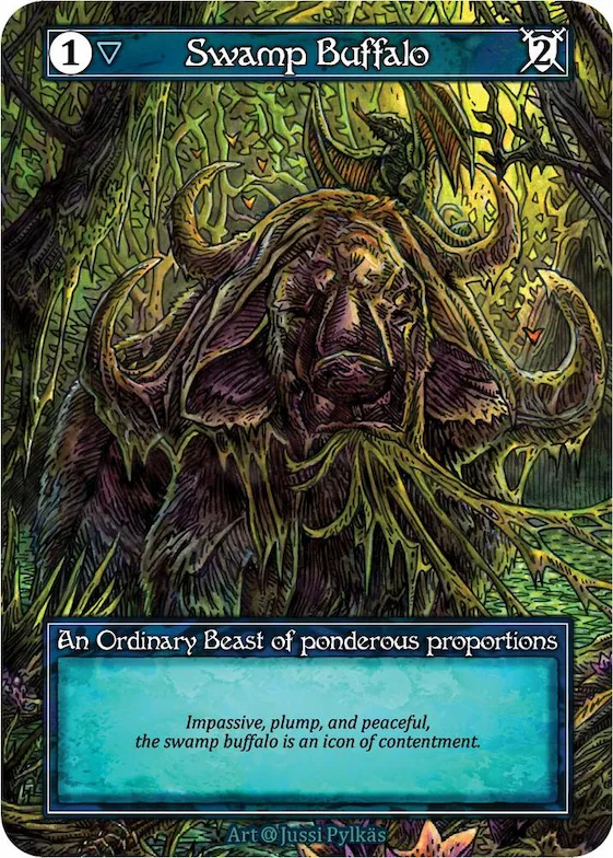 Swamp Buffalo (Foil) #p522481 – Alpha