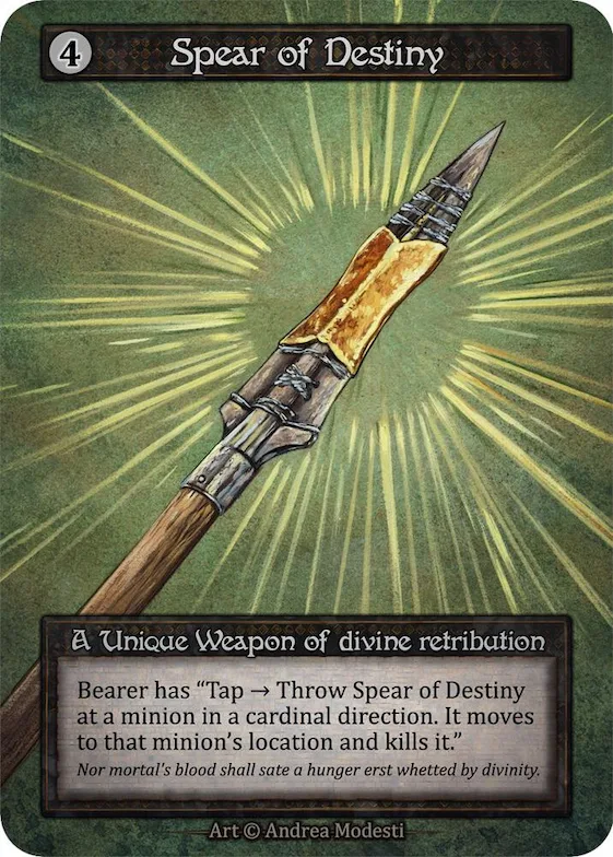 Spear of Destiny (Preconstructed Deck) #p522504 – Alpha