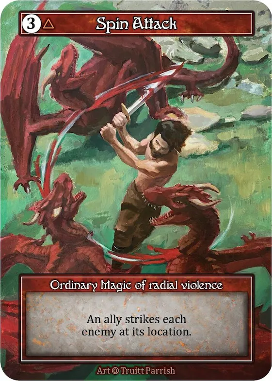 Spin Attack (Foil) #p522519 – Alpha