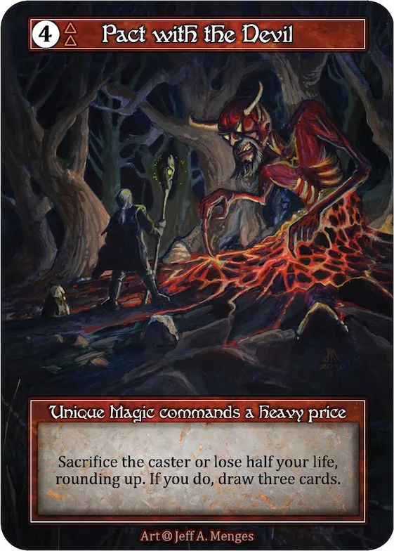 Pact with the Devil (Foil) #p522523 – Alpha