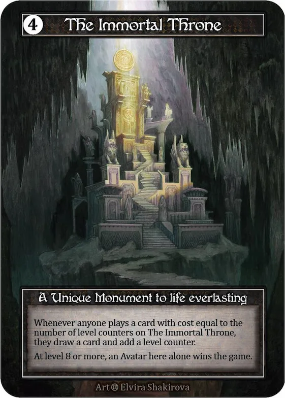 The Immortal Throne (Foil) #p522555 – Alpha