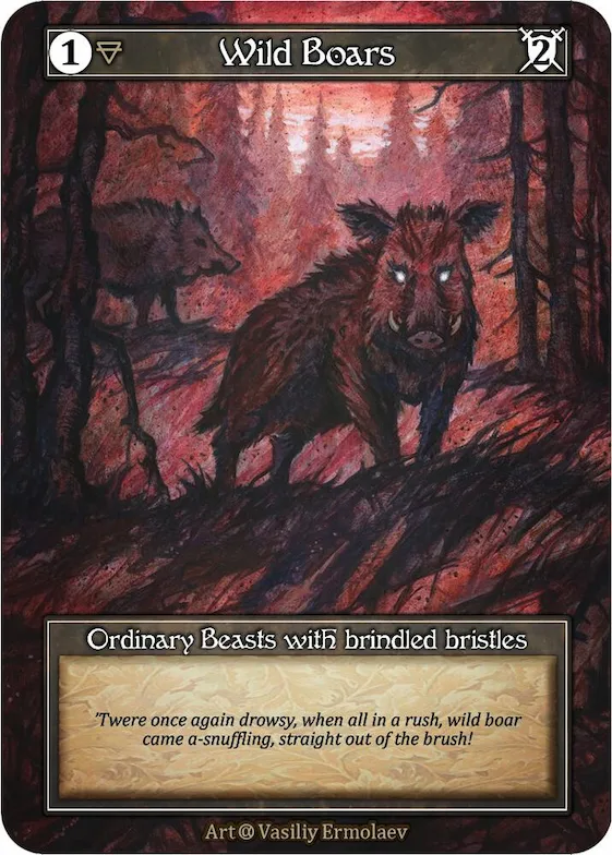 Wild Boars (Foil) #p522565 – Alpha