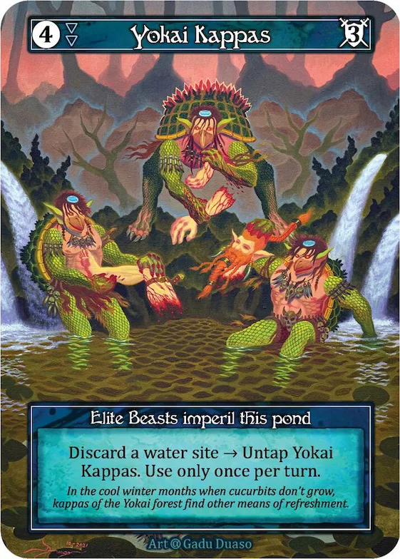 Yokai Kappas (Foil) #p522631 – Alpha