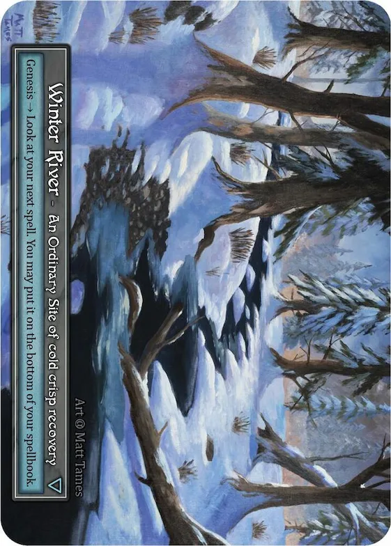 Winter River (Foil) (Box Topper) #p530305 – Alpha